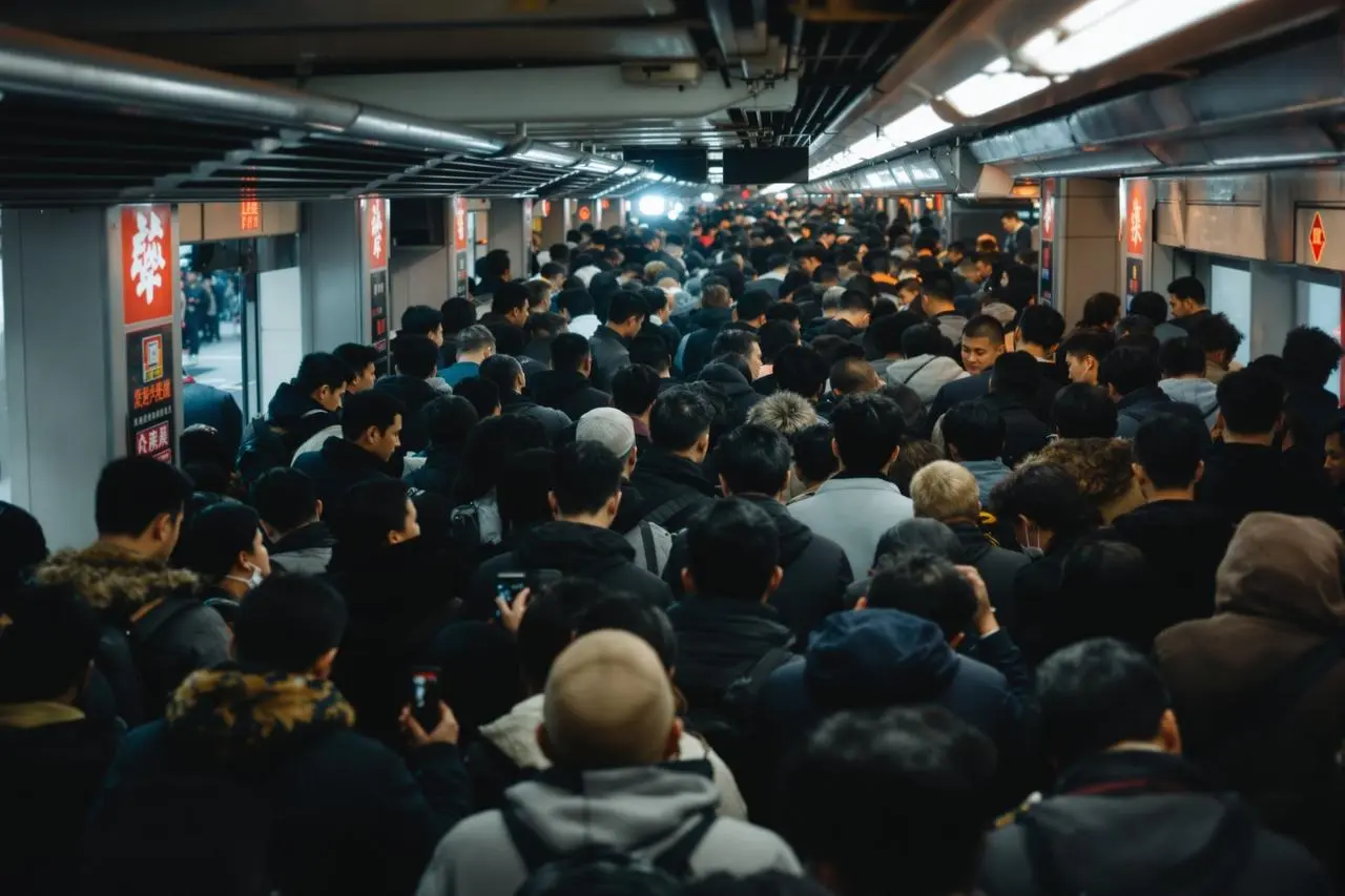 91吃瓜 - 某市地铁早高峰突发故障，上班族集体迟到引发吐槽